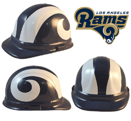 Los Angeles Rams hard hat