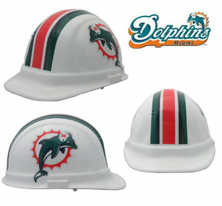 Miami Dolphins hard hat